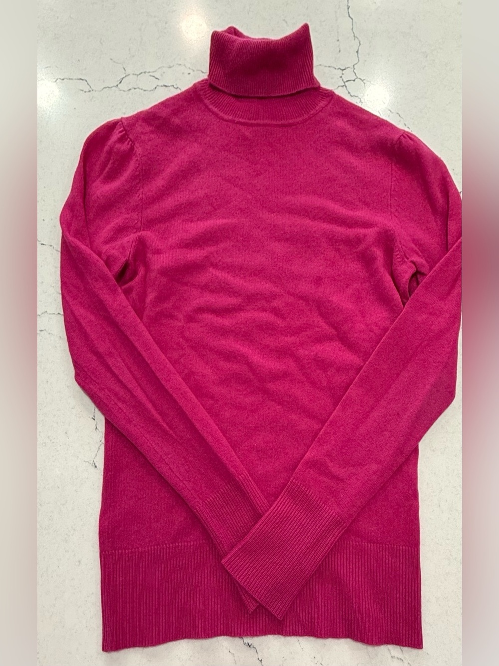 Victor Alfaro 100% Pure Italian Cashmere Turtleneck Sweater Women’s Small Pink